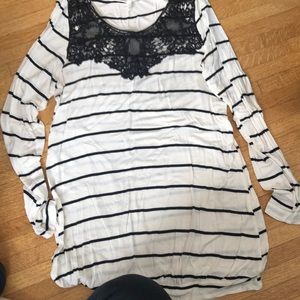 Striped Maternity Tunic